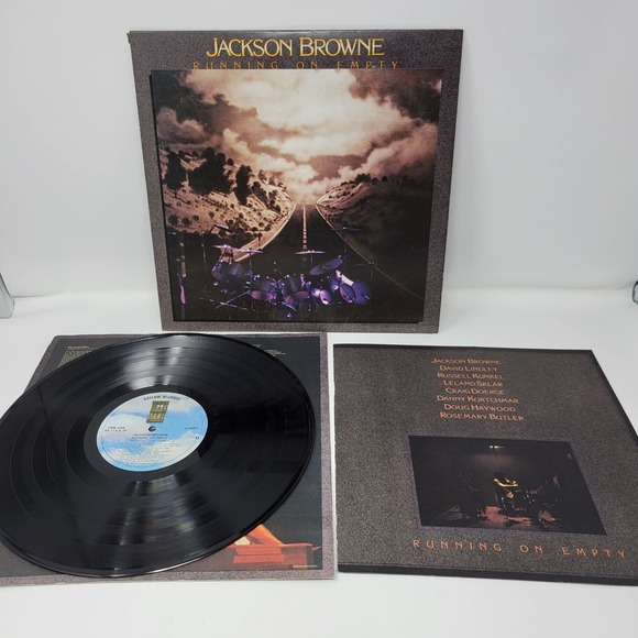 Media Jackson Browne Running On Empty Vinyl Record Album Asylum